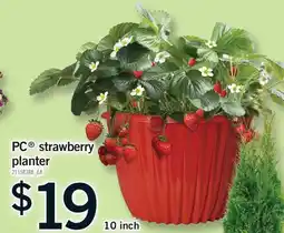 Fortinos PC STRAWBERRY PLANTER, 10 INCH offer