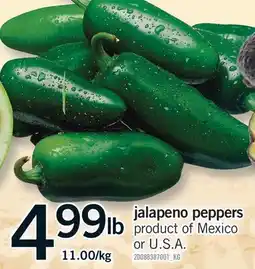 Fortinos JALAPENO PEPPERS offer