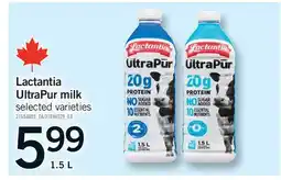 Fortinos LACTANTIA ULTRAPUR MILK offer