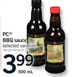 Fortinos PC BBQ SAUCE offer