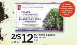 Fortinos PC FLOWER & GARDEN BED SOIL MIX offer