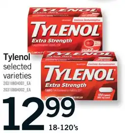 Fortinos TYLENOL, 18-120'S offer