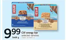 Fortinos CLIF ENERGY BAR offer