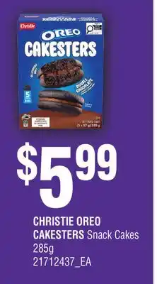 Fortinos CHRISTIE OREO CAKESTERS SNACK CAKES offer