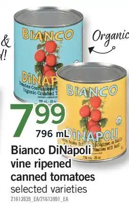 Fortinos BIANCO DINAPOLI VINE RIPENED CANNED TOMATOES offer