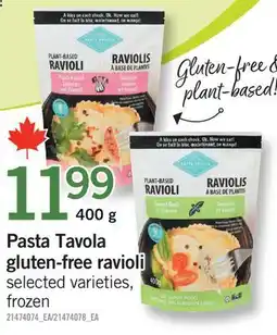 Fortinos PASTA TAVOLA GLUTEN-FREE RAVIOLI offer
