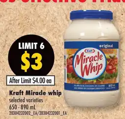 Fortinos KRAFT MIRACLE WHIP offer