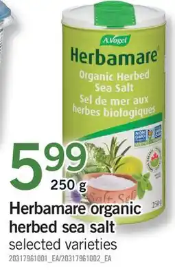 Fortinos HERBAMARE ORGANIC HERBED SEA SALT offer
