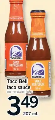 Fortinos TACO BELL TACO SAUCE offer