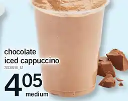 Fortinos MEDIUM CHOCOLATE ICED CAPPUCCINO offer