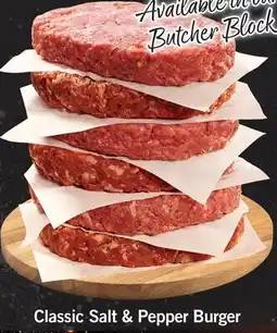 Fortinos CLASSIC SALT & PEPPER BURGER, 80Z offer