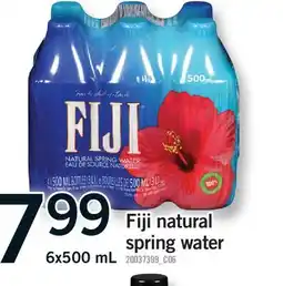 Fortinos FIJI NATURAL SPRING WATER offer