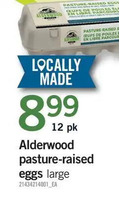 Fortinos ALDERWOOD PASTURE-RAISED EGGS offer