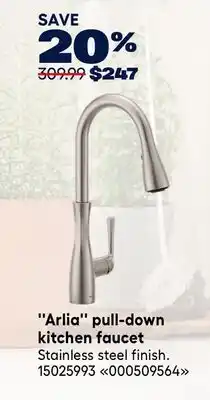 RONA MOEN Arlia pull-down kitchen faucet offer