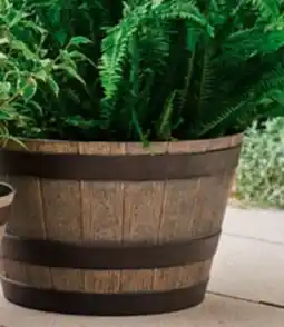RONA All plastic barrel planters 20 offer