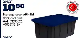 RONA 64-L Storage tote with lid offer