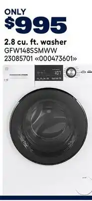 RONA GE APPLIANCES 2.8 cu. ft. washer offer