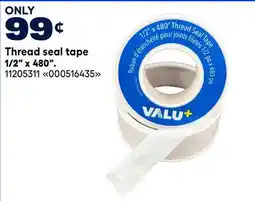 RONA VALU+ Thread seal tape 1/2 x 480 offer
