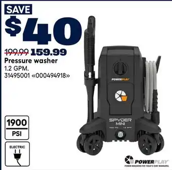 RONA POWERPLAY Pressure washer offer