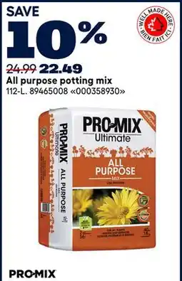 RONA PRO-MIX All purpose potting mix offer