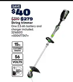 RONA EGO String trimmer offer