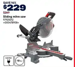 RONA CRAFTSMAN Sliding mitre saw offer