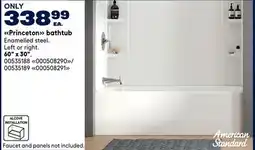 RONA American Standard Princeton bathtub offer
