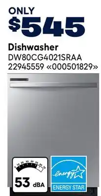 RONA SAMSUNG Dishwasher offer