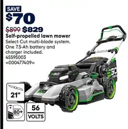 RONA EGO Self-propelled lawn mower offer