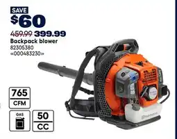 RONA Backpack blower offer