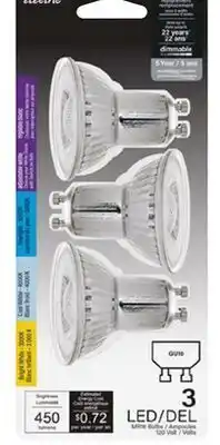RONA FEIT ELECTRIC 3 CCT GU10, dimmable LED bulbs offer