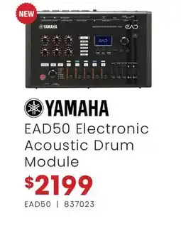 Long & McQuade YAMAHA EAD50 ELECTRONIC ACOUSTIC DRUM MODULE offer