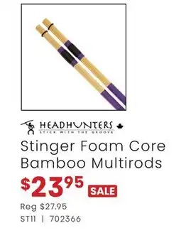 Long & McQuade STINGER FOAM CORE BAMBOO MULTIRODS offer