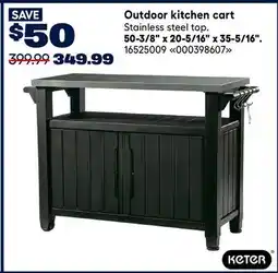 RONA Keter Outdoor kitchen cart offer