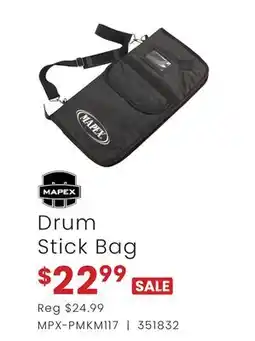 Long & McQuade DRUM STICK BAG offer