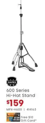 Long & McQuade 600 SERIES HI-HAT STAND offer