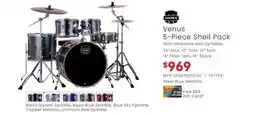 Long & McQuade VENUS 5-PIECE SHELL PACK offer