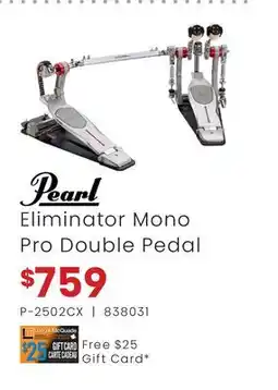 Long & McQuade ELIMINATOR MONO PRO DOUBLE PEDAL offer