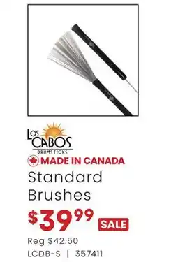 Long & McQuade STANDARD BRUSHES offer