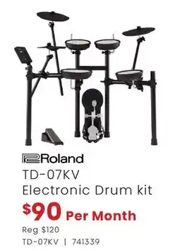 Long & McQuade TD-07KV ELECTRONIC DRUM KIT offer