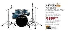 Long & McQuade AQ1 STUDIO 5-PIECE SHELL PACK offer