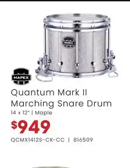 Long & McQuade MAPEX QUANTUM MARK II MARCHING SNARE DRUM offer