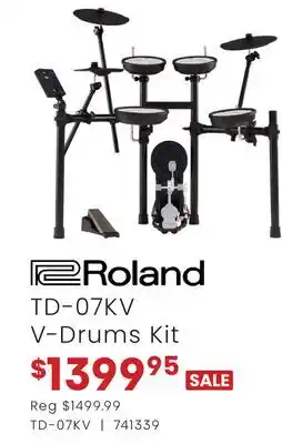 Long & McQuade TD-07KV V-DRUMS KIT offer