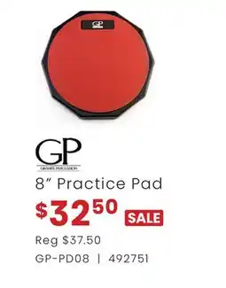 Long & McQuade 8 PRACTICE PAD offer