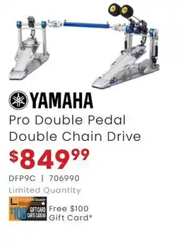 Long & McQuade PRO DOUBLE PEDAL DOUBLE CHAIN DRIVE offer