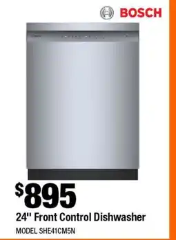Home Depot 24 Front Control Dishwasher offer