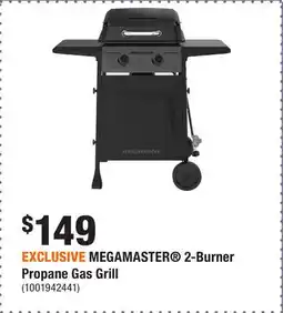 Home Depot EXCLUSIVE MEGAMASTER 2-Burner Propane Gas Grill offer