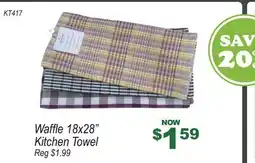 Oxford Mills Waffle 18x28 Kitchen Towel offer