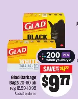 FreshCo Glad Garbage Bags offer