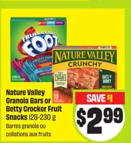 FreshCo Nature Valley Granola Bars or Betty Crocker Fruit Snacks offer